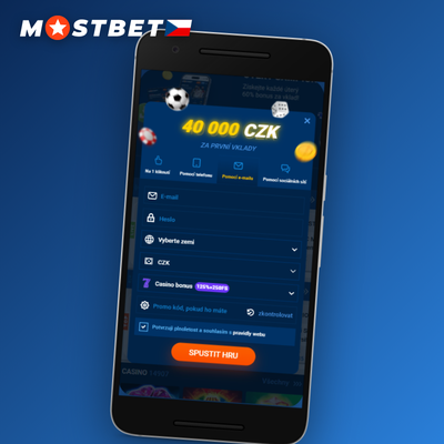 Mostbet registrace účtu e-mailem – ikona obálky s formulářem hesla